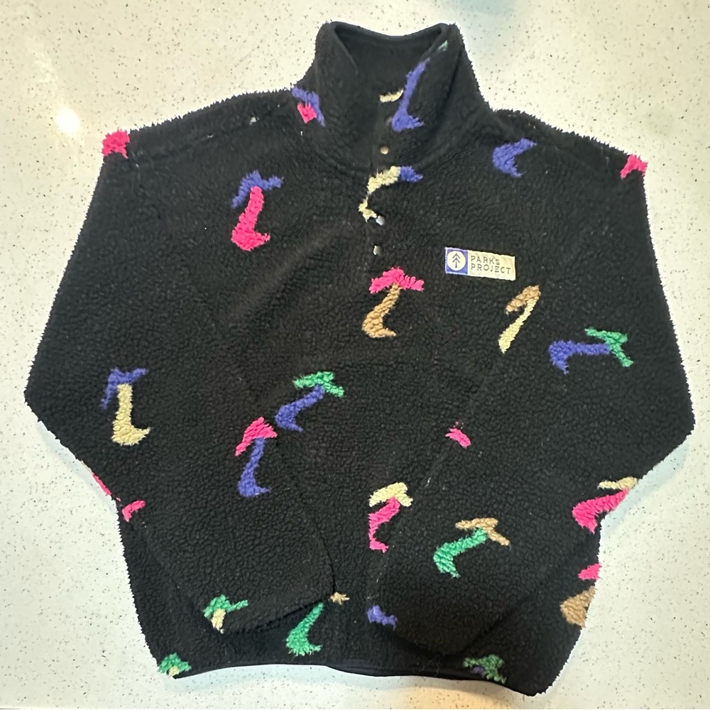 Parks Project Dancing Shrooms Trail Pullover / EUC
